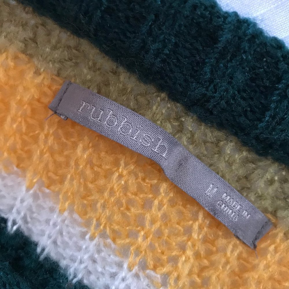 NWOT Rubbish Stripe Crop Sweater Nordstrom Brand - Picture 8 of 8